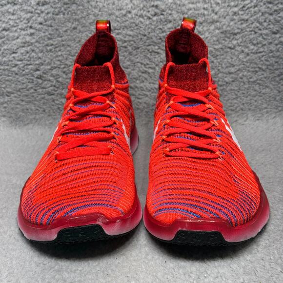Nike Free TR Force Flyknit Mens Size 10 Training Shoes Sneakers Red 833275-616 main image 4
